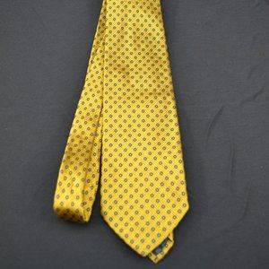 Jean Lorrain floral tie - blue/gold